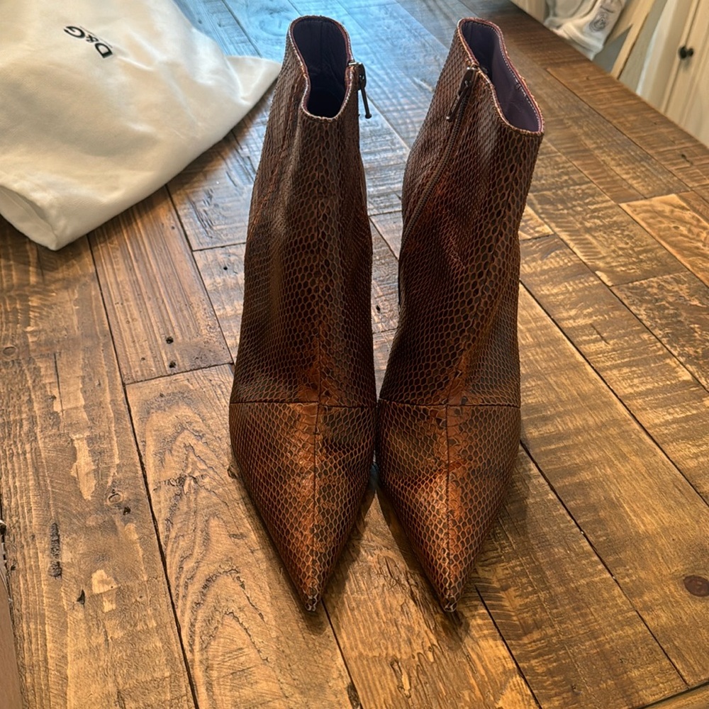 Miu Miu Snake Booties